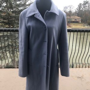 Vintage Wool Blend Periwinkle Coat